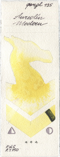 Aureolin Modern by Golden QOR watercolor swatch