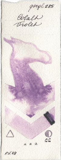 Cobalt Violet by Golden QOR watercolor swatch