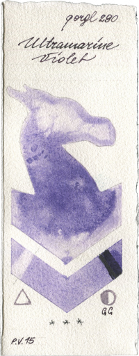 Ultramarine Violet by Golden QOR watercolor swatch