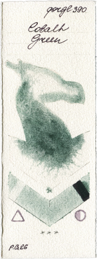 Cobalt Green by Golden QOR watercolor swatch