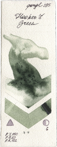 Hookers Green by Golden QOR watercolor swatch