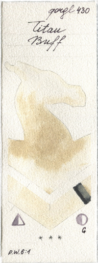 Titan Buff by Golden QOR watercolor swatch