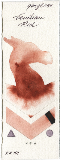 Venetian Red by Golden QOR watercolor swatch