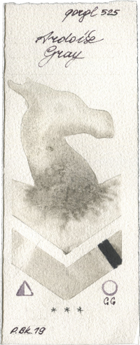 Ardoise Gray by Golden QOR watercolor swatch