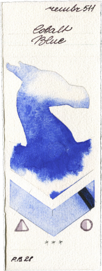 Cobalt Blue by Royal Talens Rembrandt Watercolour watercolor swatch