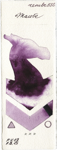 Mauve by Royal Talens Rembrandt Watercolour watercolor swatch