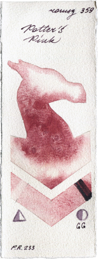 Potters Pink by Roman Szmal Aquarius watercolor swatch