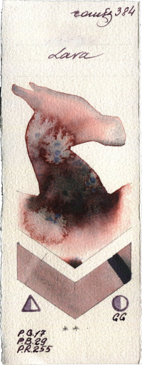 Lava by Roman Szmal Aquarius watercolor swatch