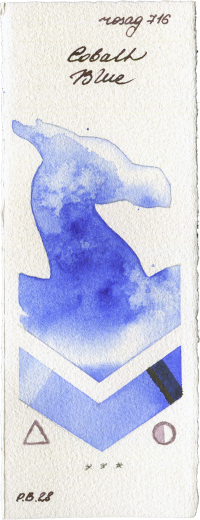 Cobalt Blue by Rosa Gallery watercolor swatch