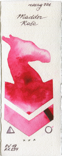 Madder Rose by Rosa Gallery watercolor swatch