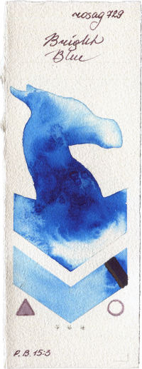 Bright Blue by Rosa Gallery watercolor swatch