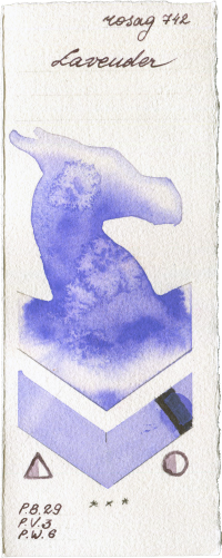 Lavender by Rosa Gallery watercolor swatch