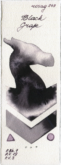Black Grape by Rosa Gallery watercolor swatch