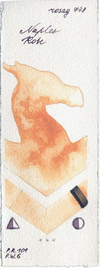 Naples Rose by Rosa Gallery watercolor swatch
