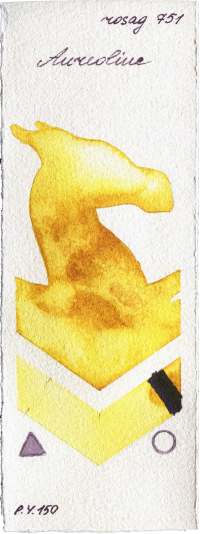 Aureoline by Rosa Gallery watercolor swatch
