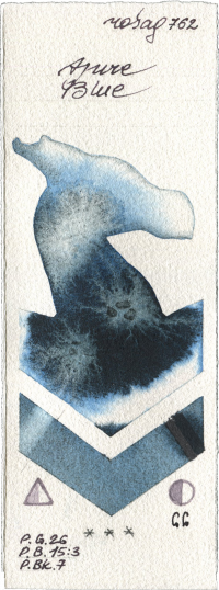 Azure Blue by Rosa Gallery watercolor swatch