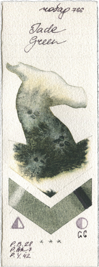 Jade Green by Rosa Gallery watercolor swatch