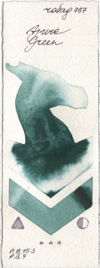 Azure Green by Rosa Gallery watercolor swatch