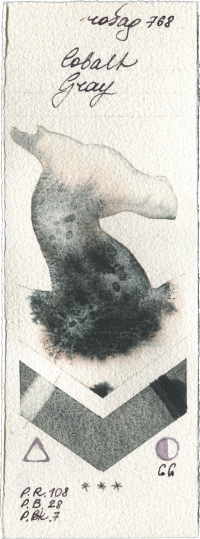 Cobalt Gray by Rosa Gallery watercolor swatch