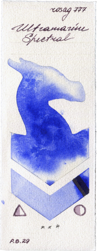 Ultramarine Spectral by Rosa Gallery watercolor swatch