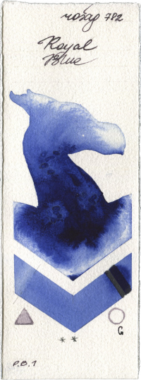 Royal Blue by Rosa Gallery watercolor swatch