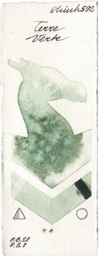 Terre Verte by Shinhan PWC watercolor swatch
