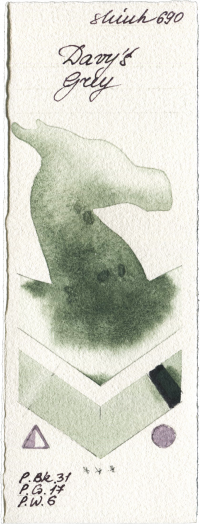 Davys Grey by Shinhan PWC watercolor swatch
