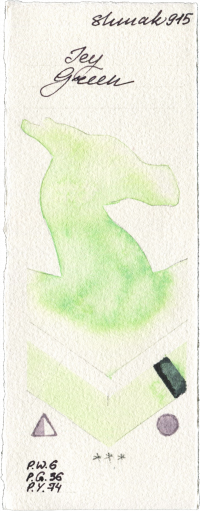 Icy Green by Shminke Akademie Aquarell watercolor swatch
