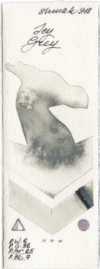 Icy Grey by Shminke Akademie Aquarell watercolor swatch