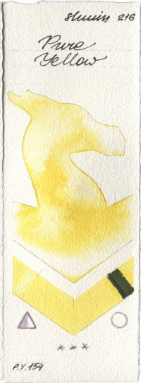 Pure Yellow by Shminke Horadam Aquarell watercolor swatch