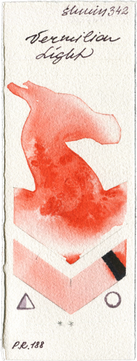 Vermilion Light by Shminke Horadam Aquarell watercolor swatch