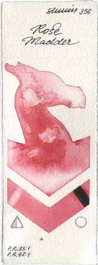Rose Madder by Shminke Horadam Aquarell watercolor swatch