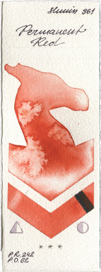 Permanent Red by Shminke Horadam Aquarell watercolor swatch