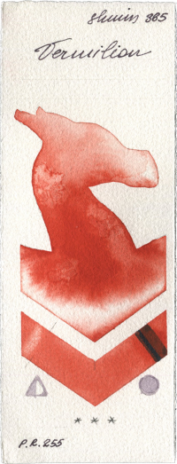 Vermilion by Shminke Horadam Aquarell watercolor swatch