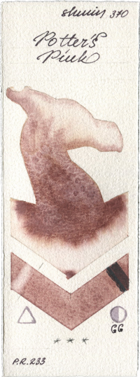 Potters Pink by Shminke Horadam Aquarell watercolor swatch