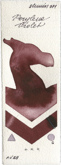 Perylene Violet by Shminke Horadam Aquarell watercolor swatch