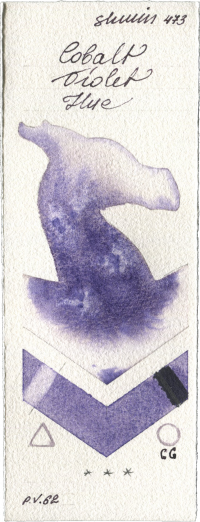 Cobalt Violet Hue by Shminke Horadam Aquarell watercolor swatch