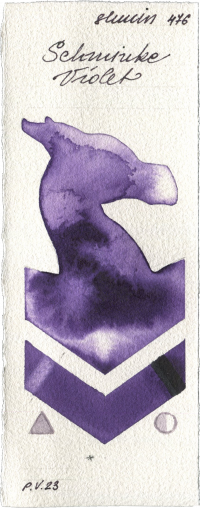 Schmincke Violet by Shminke Horadam Aquarell watercolor swatch