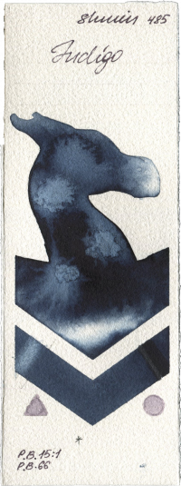 Indigo by Shminke Horadam Aquarell watercolor swatch