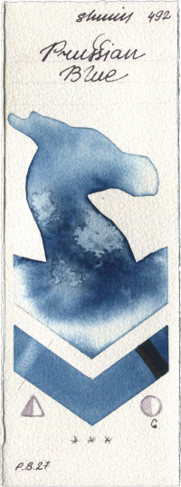Prussian Blue by Shminke Horadam Aquarell watercolor swatch