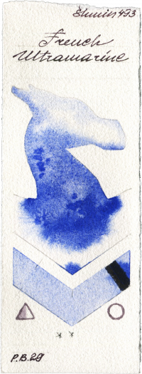 French Ultramarine by Shminke Horadam Aquarell watercolor swatch