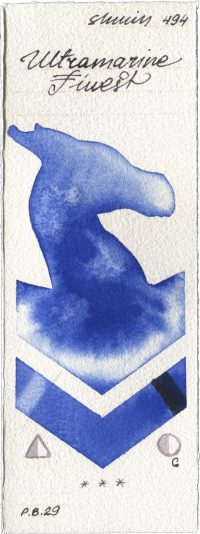Ultramarine Finest by Shminke Horadam Aquarell watercolor swatch