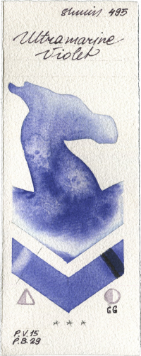 Ultramarine Violet by Shminke Horadam Aquarell watercolor swatch