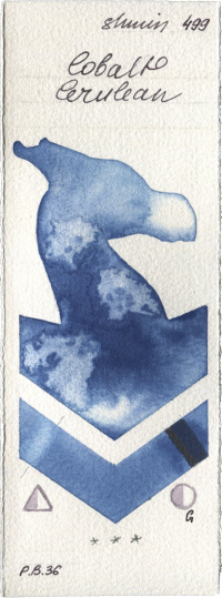 Cobalt Cerulean by Shminke Horadam Aquarell watercolor swatch