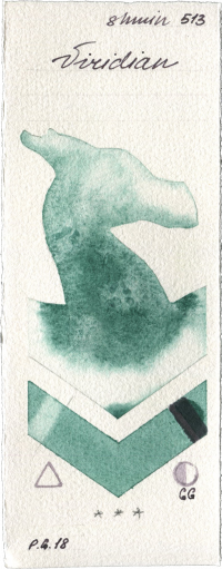 Viridian by Shminke Horadam Aquarell watercolor swatch