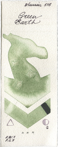 Green Earth by Shminke Horadam Aquarell watercolor swatch