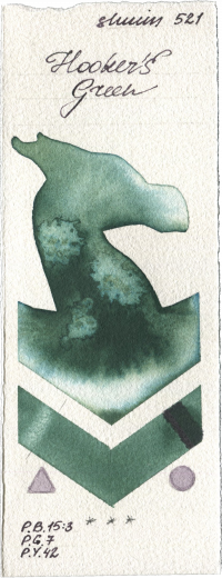 Hookers Green by Shminke Horadam Aquarell watercolor swatch