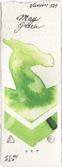 May Green by Shminke Horadam Aquarell watercolor swatch