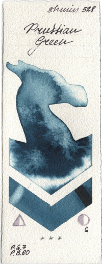 Prussian Green by Shminke Horadam Aquarell watercolor swatch