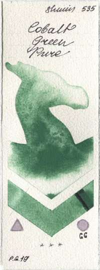 Cobalt Green Pure by Shminke Horadam Aquarell watercolor swatch